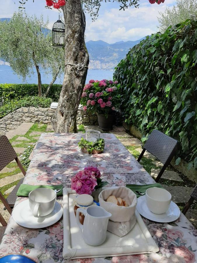 Villa Sul Lago Con Pontile Privato A Brenzone Sul Garda - Unique And Exclusive Bagian luar foto